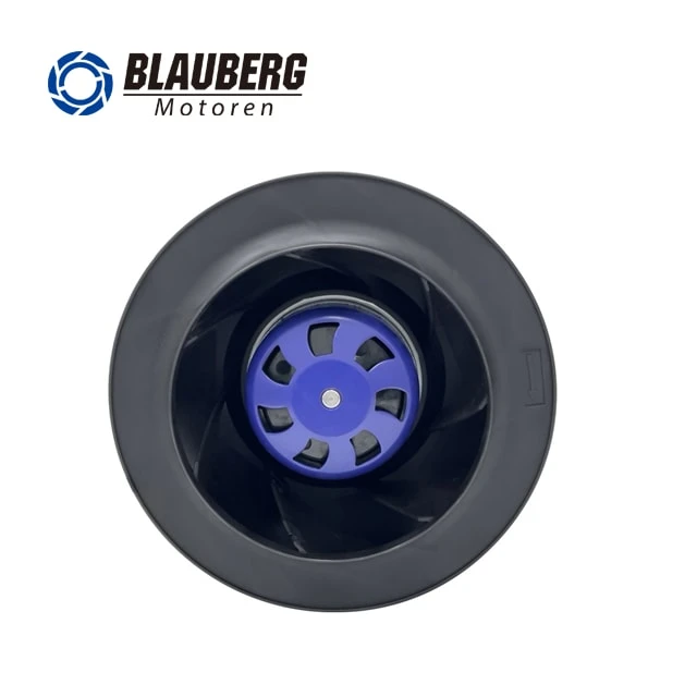 225mm EC Backward Housing Ball Bearings Fan For Ventilation